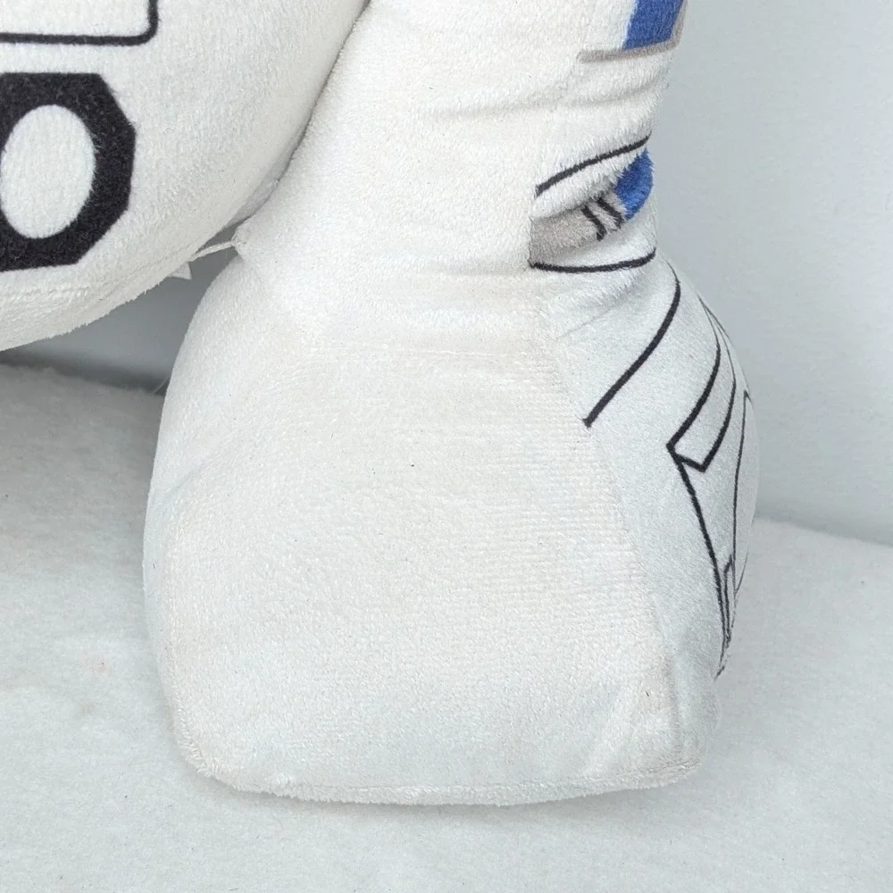 Disney Star Wars R2-D2 Large Plush Stuffed Droid Toy 18 in White Blue‎